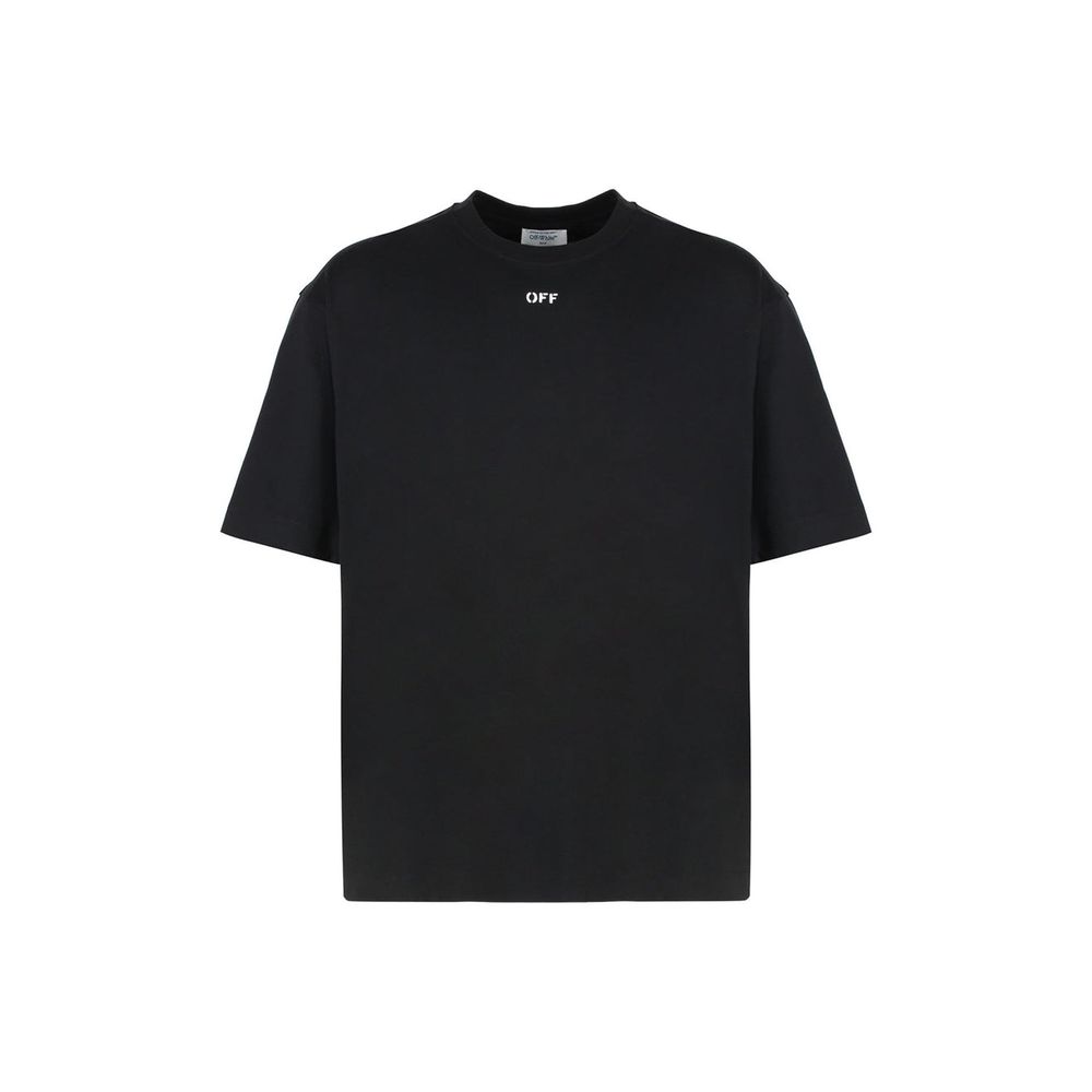 Black Cotton T-Shirt