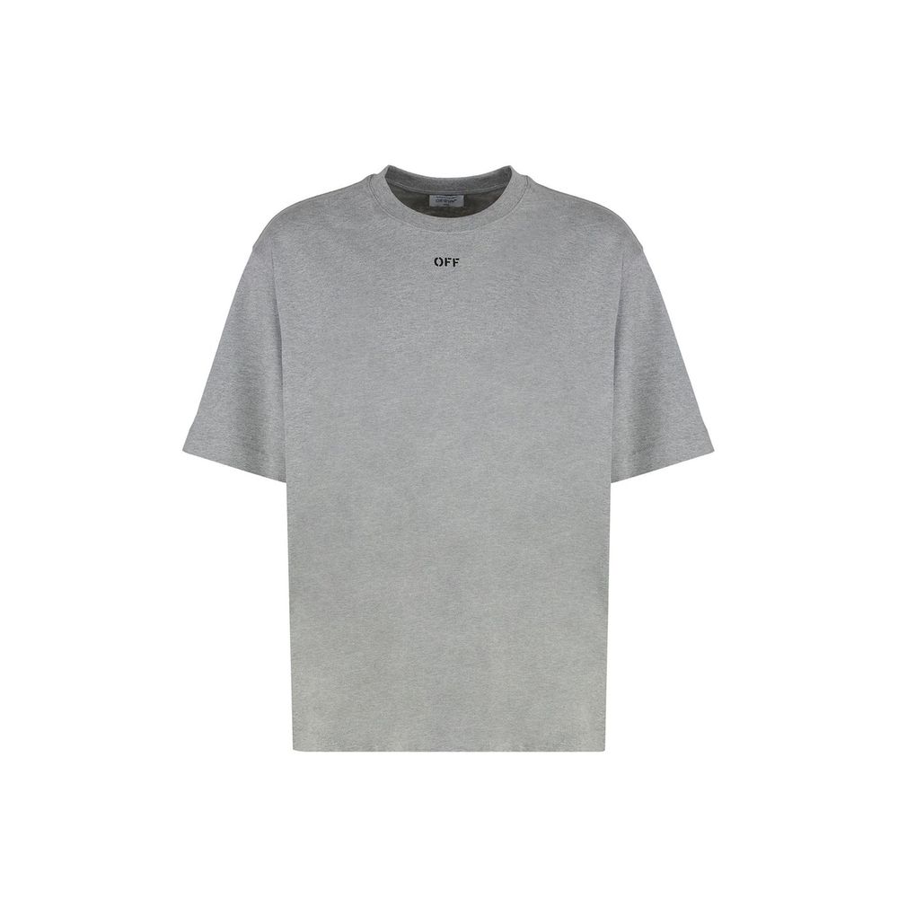 Gray Cotton T-Shirt
