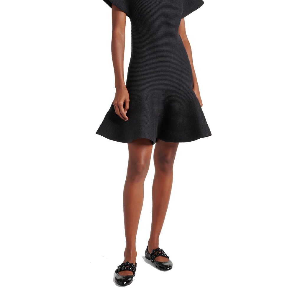 Black Calfskin Ballet Flats