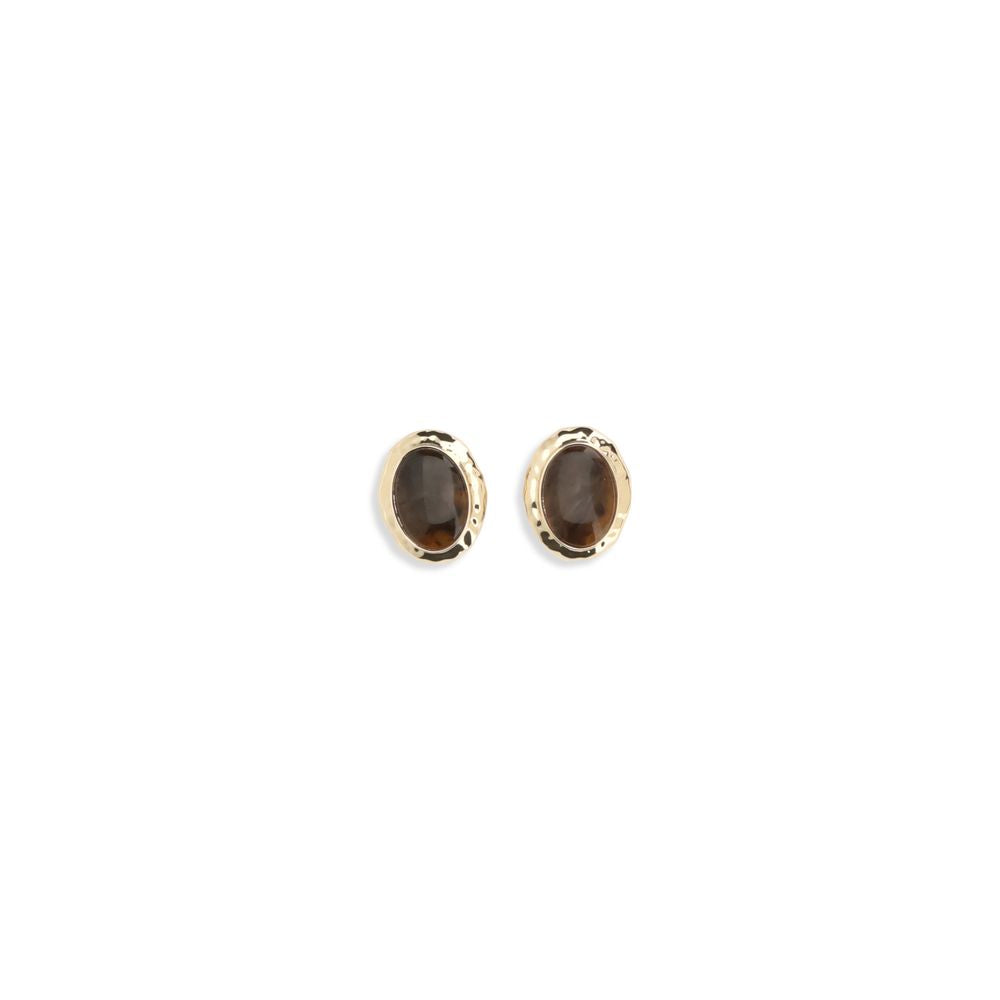 Gold Brass Earrings