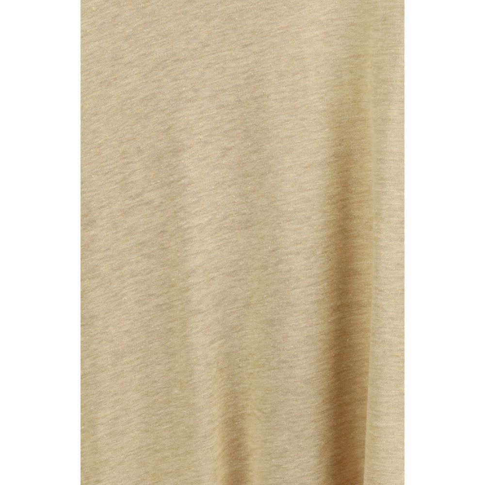 Beige Linen T-Shirt