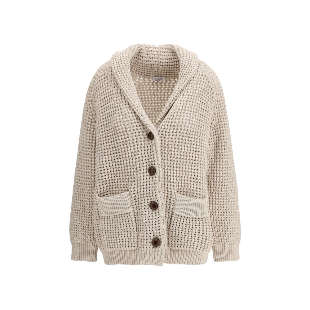 Cream Cotton Cardigan