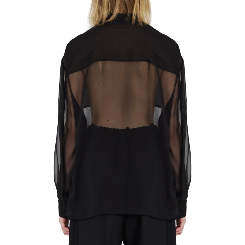 Black Silk Shirt
