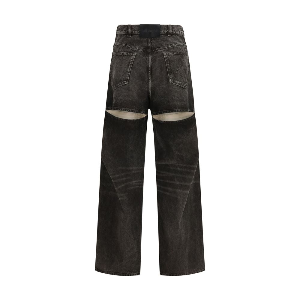 Black Cotton Jeans Denim