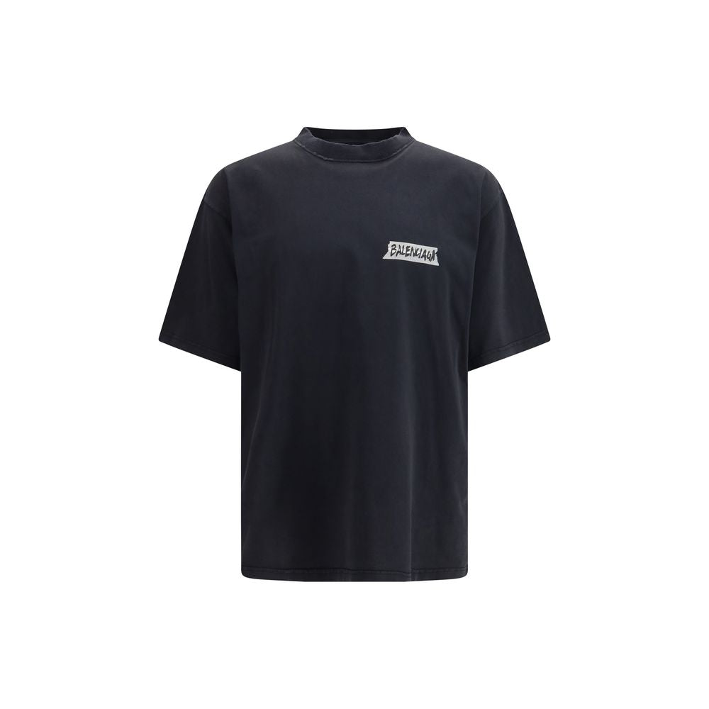 Black Cotton T-Shirt