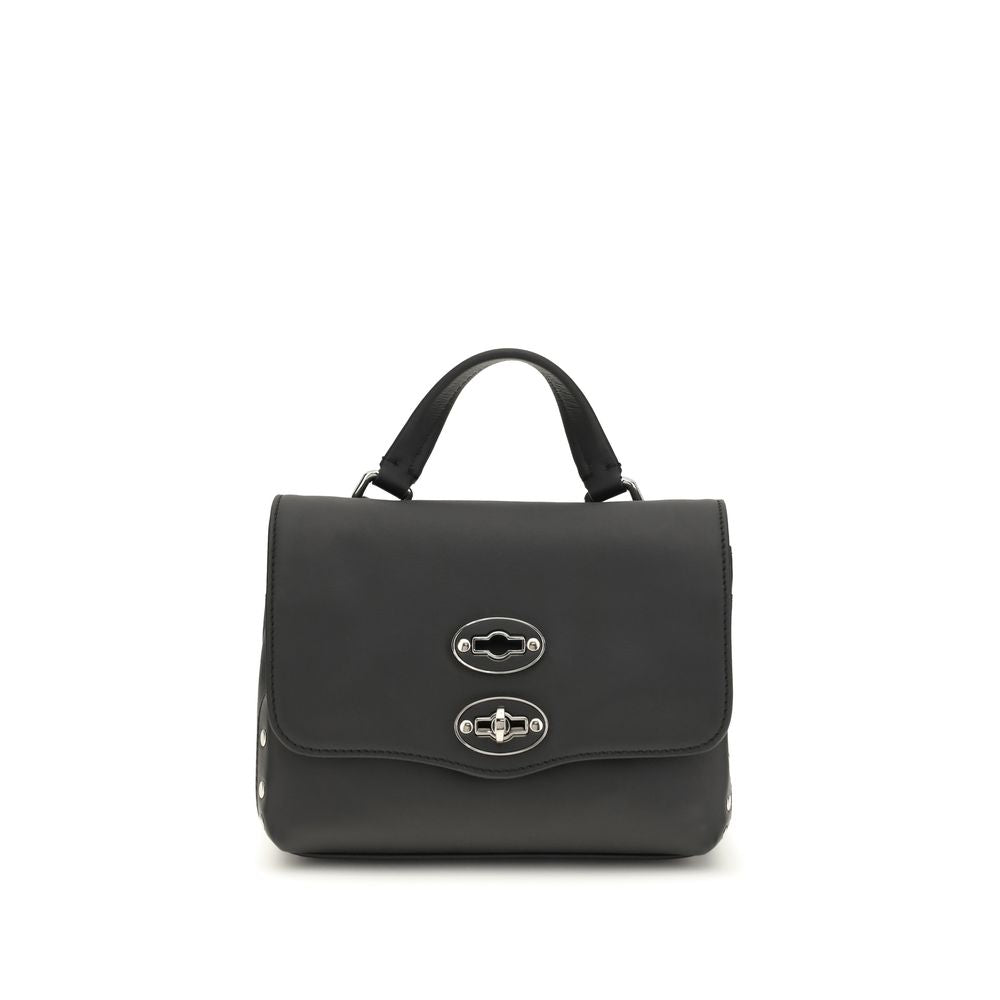 Black Calf Leather Bos Taurus Handbag