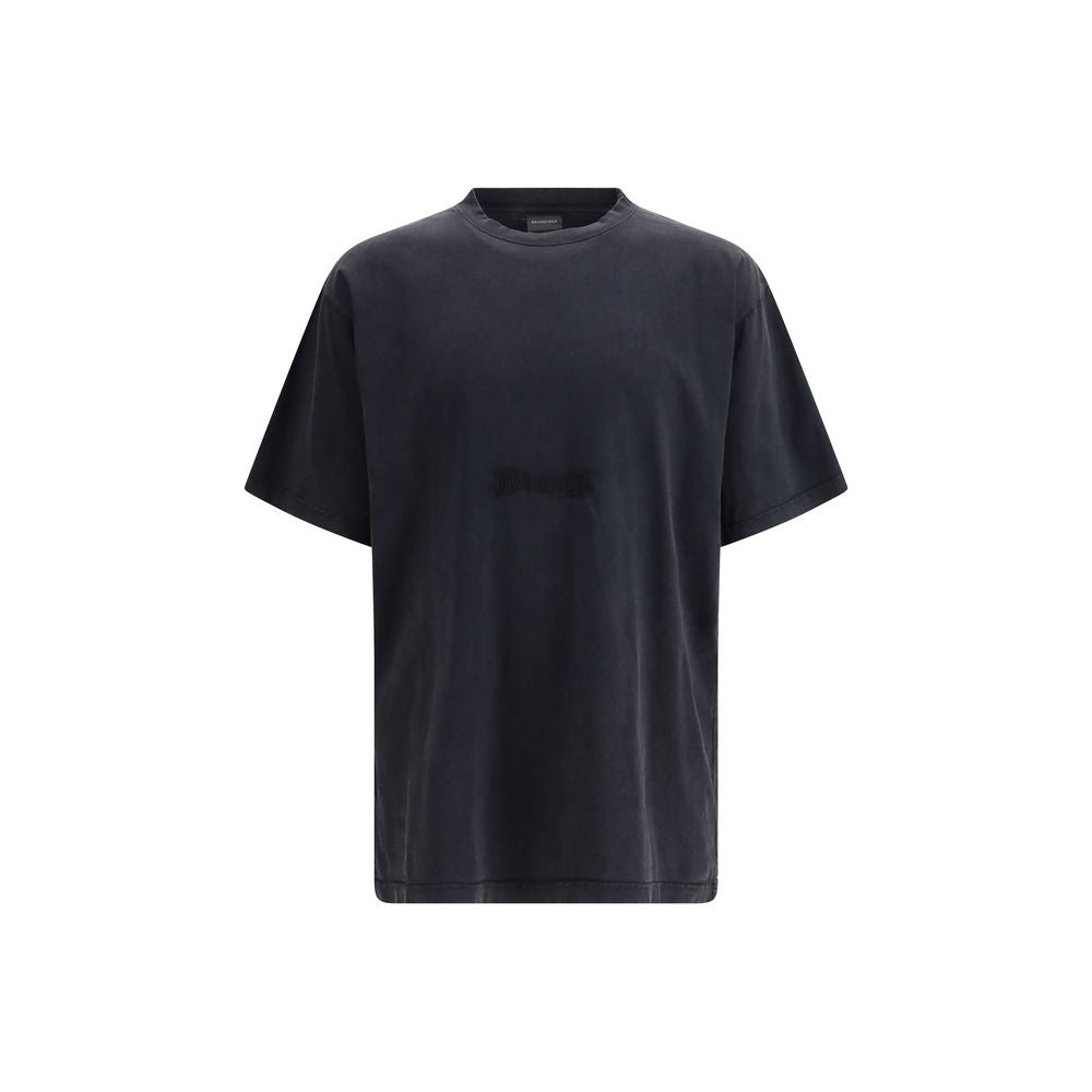 Black Cotton T-Shirt