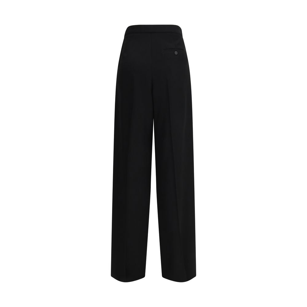 Black Cotton Dress Pants