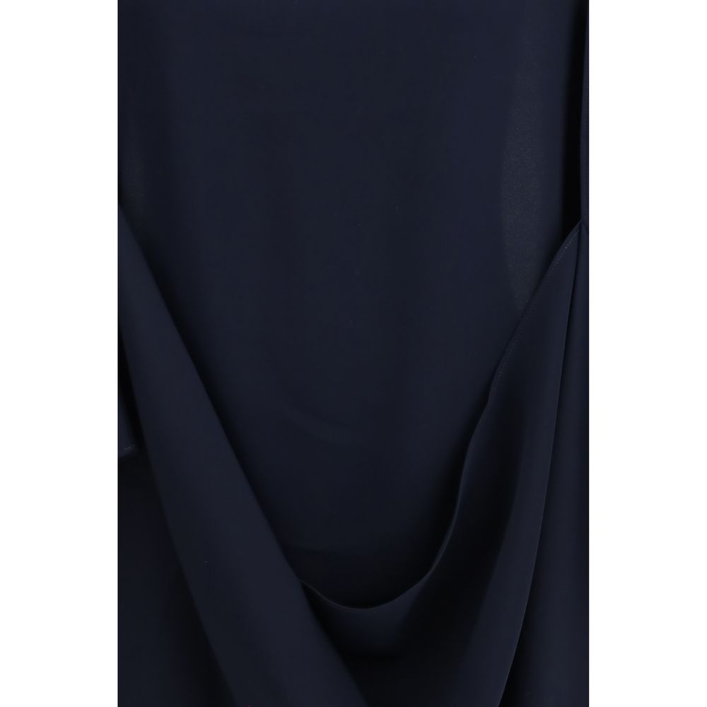 Blue Polyester Sweatshirt