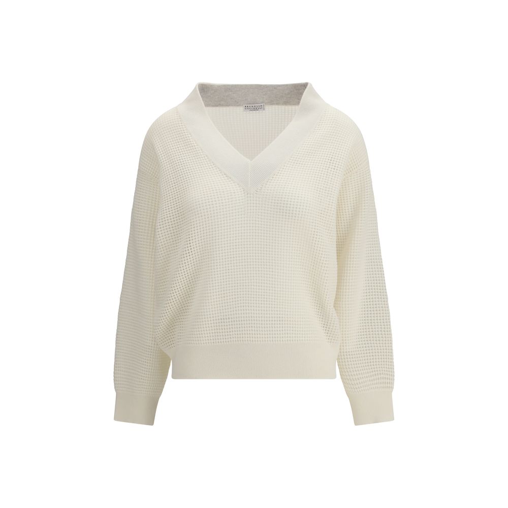 Beige Cashmere Cashmere Sweater