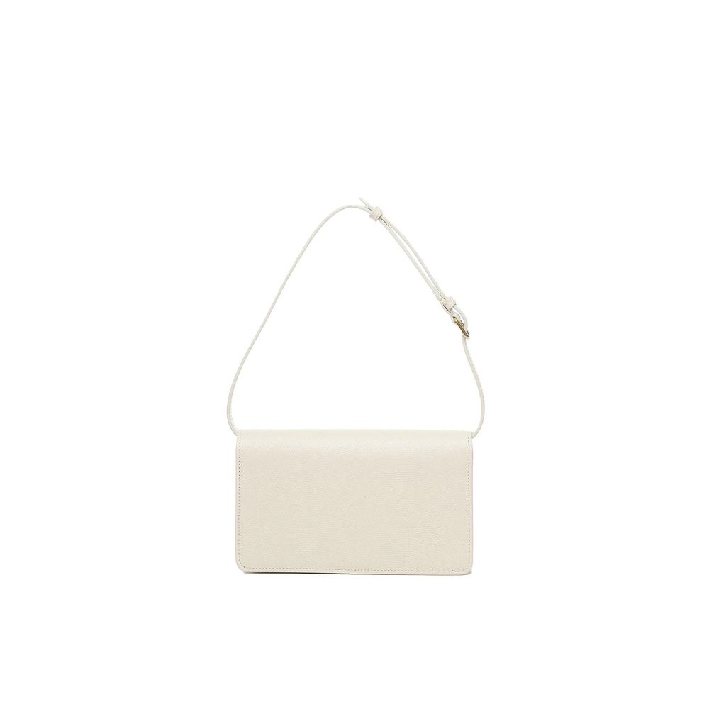 Bicolor Calfskin Shoulder Bag