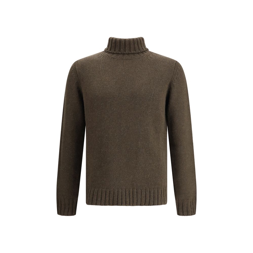 Bicolor Alpaca Vicugna Pacos Turtleneck