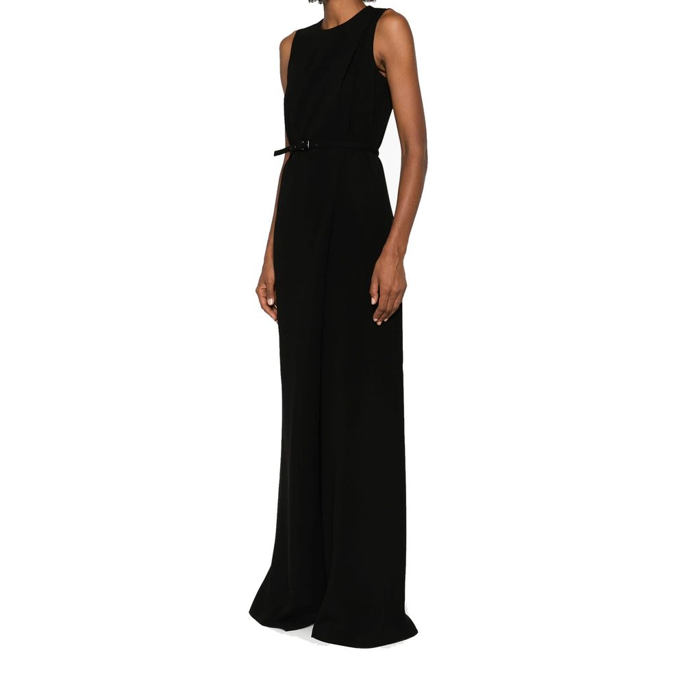 Black Polyester Jumpsuit