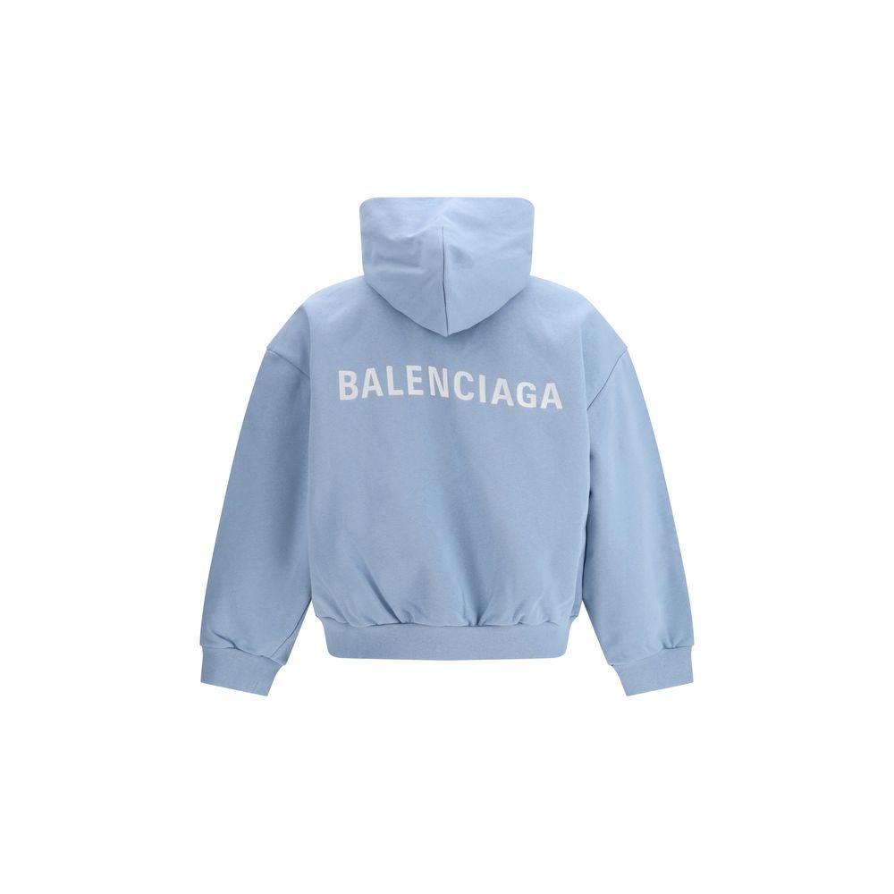 Light Blue Cotton Sweatshirt