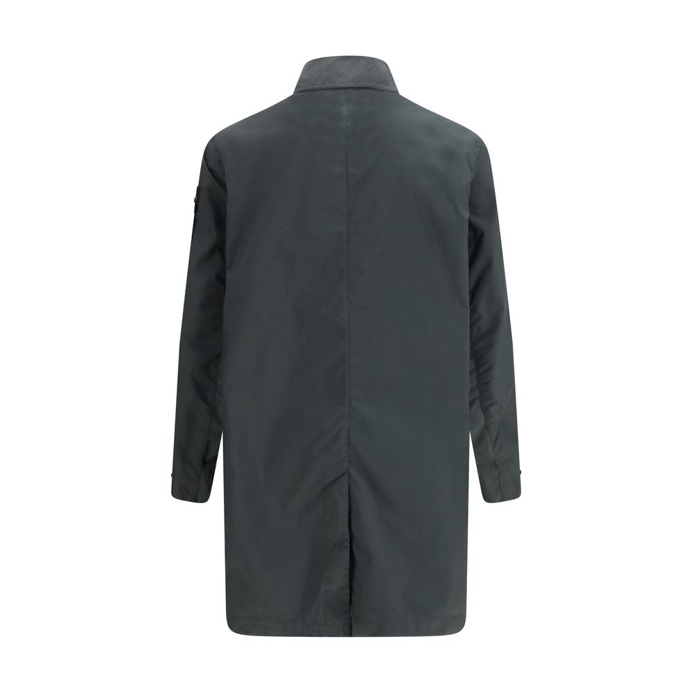 Gray Polyester Coat