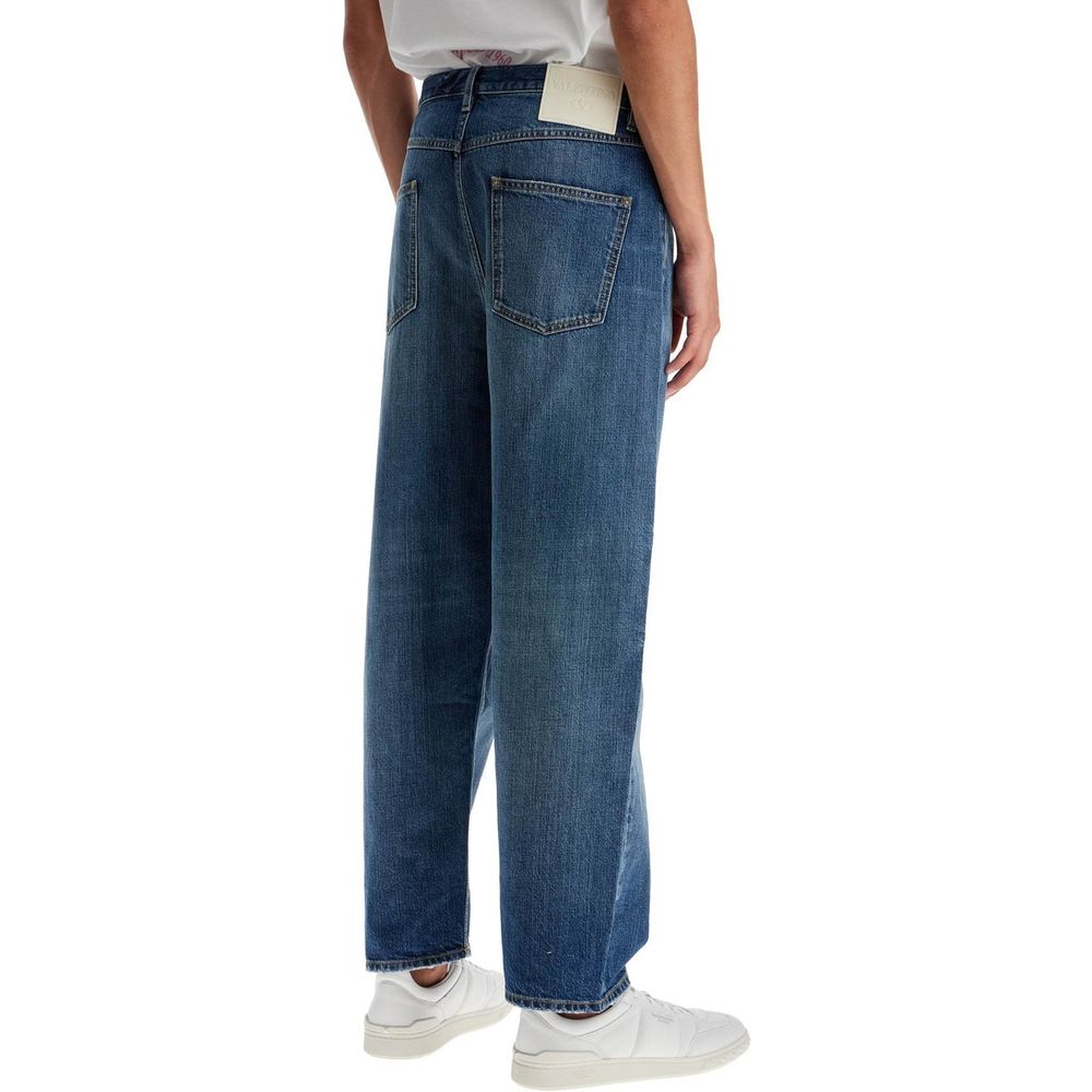 Blue Cotton Jeans Denim