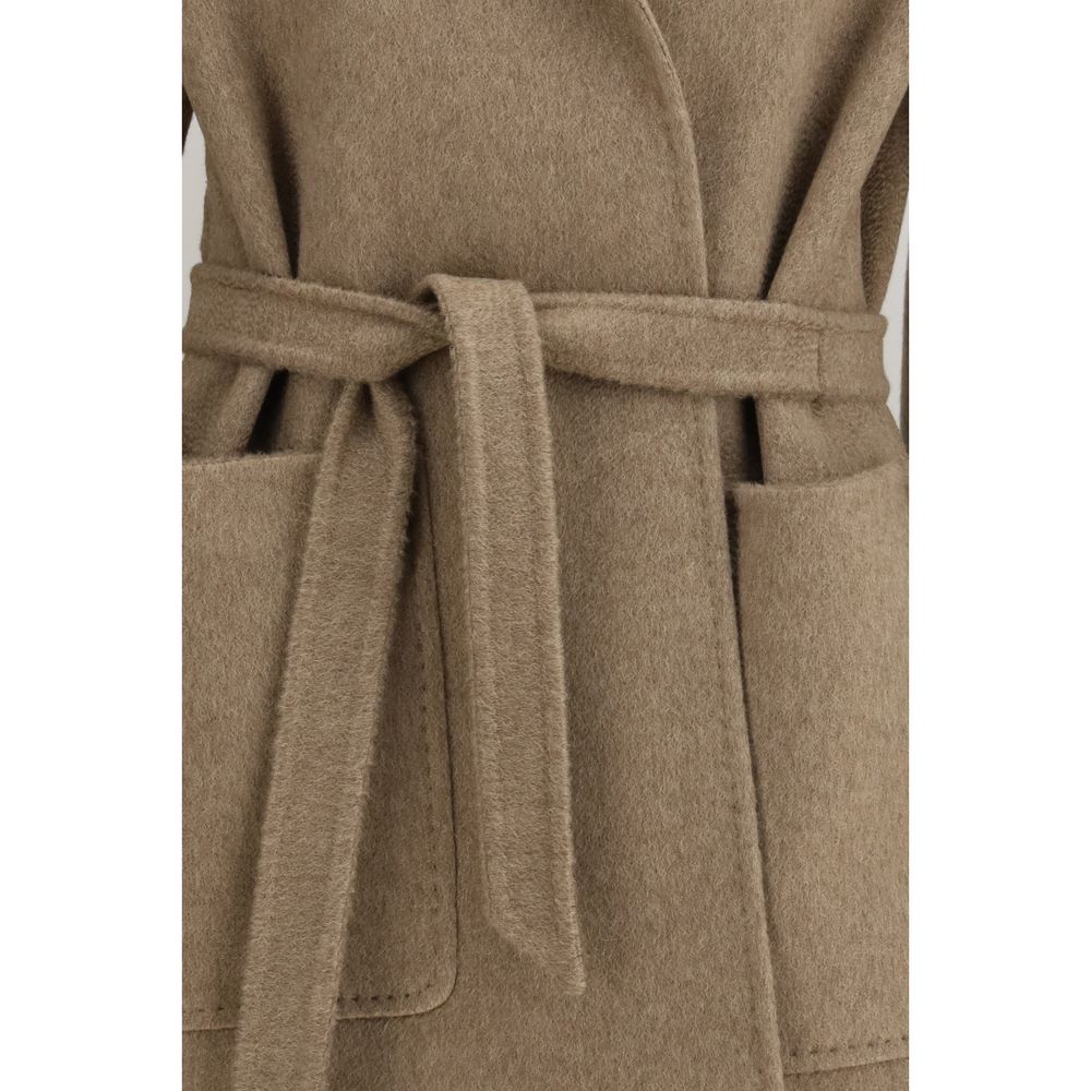 Brown Cashmere Coat