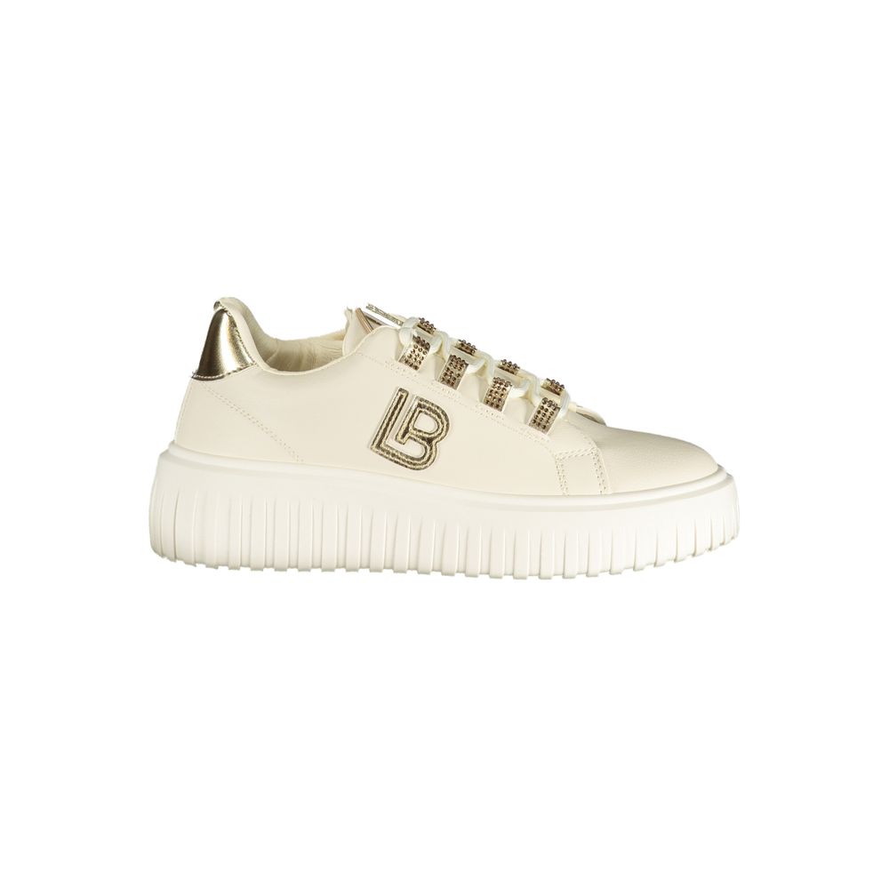 Beige Polyurethane Women Sneaker