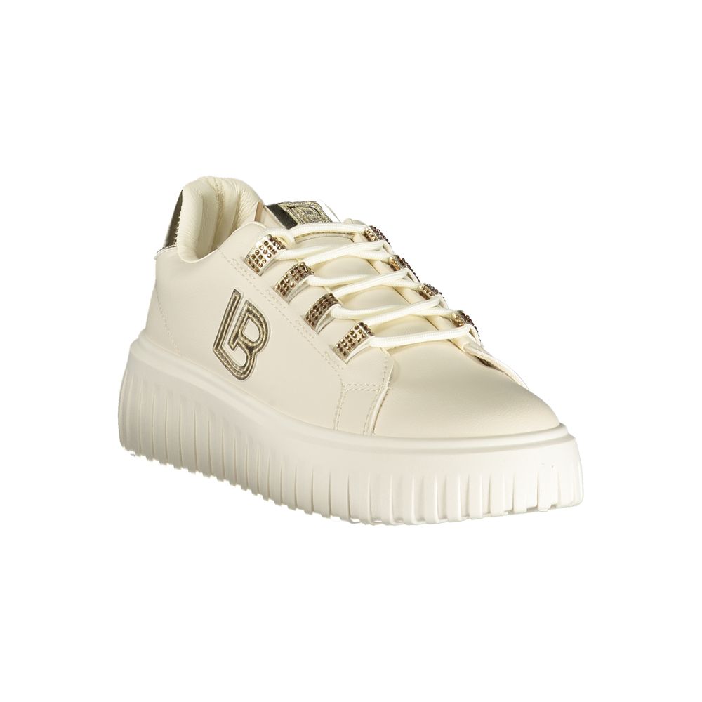 Beige Polyurethane Women Sneaker