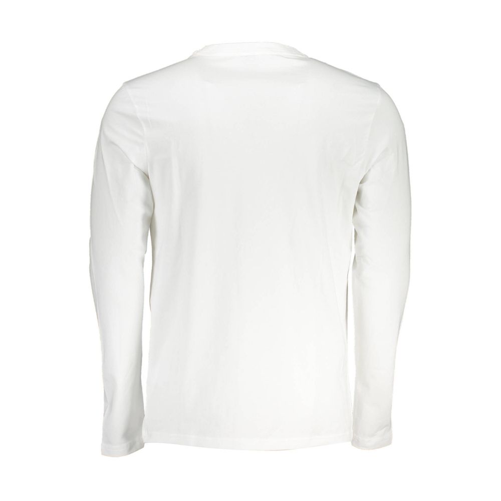White Cotton Men T-Shirt