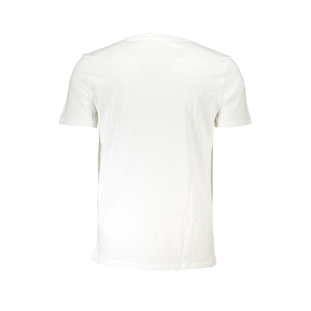 White Cotton Men T-Shirt
