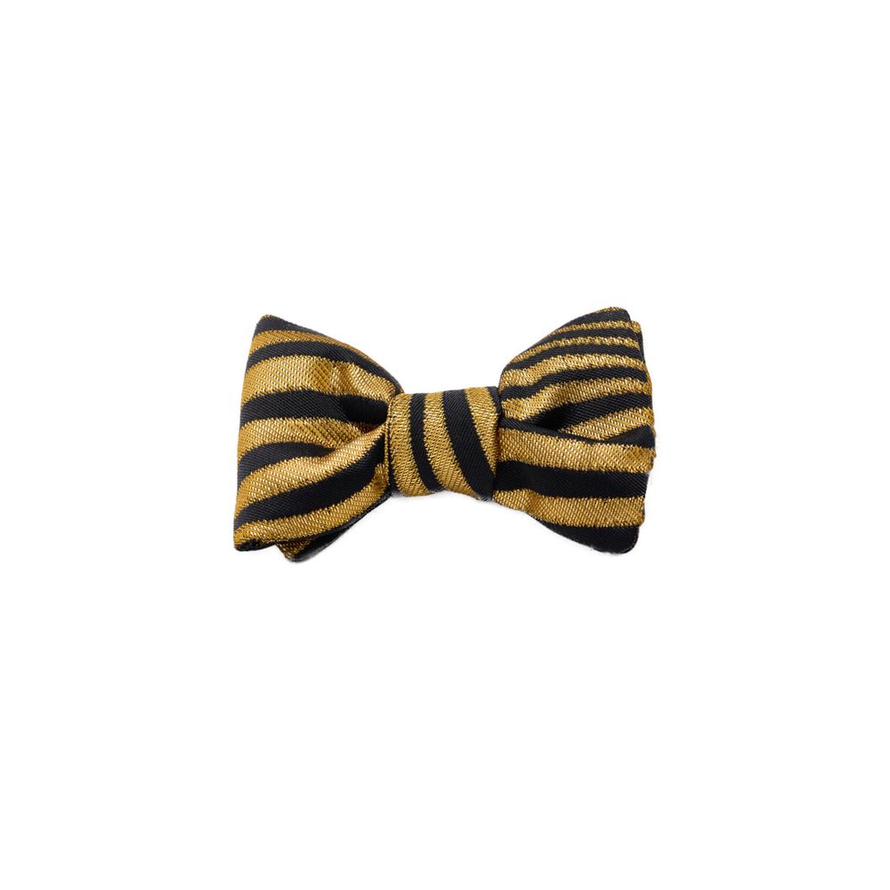 Black Silk Bowtie