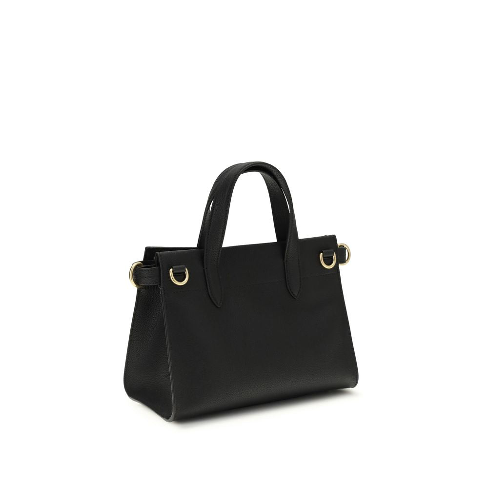 Black Calf Leather Bos Taurus Handbag