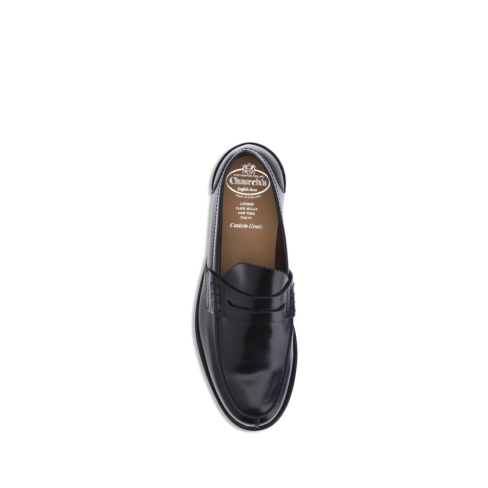 Brown Calf Leather Bos Taurus Slip-On Loafers