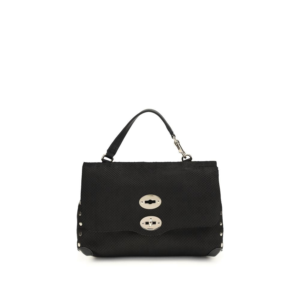 Black Calf Leather Bos Taurus Handbag