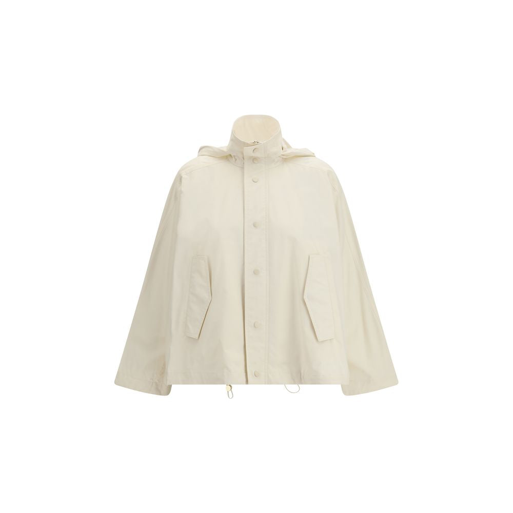 Beige Cotton Rain Coat
