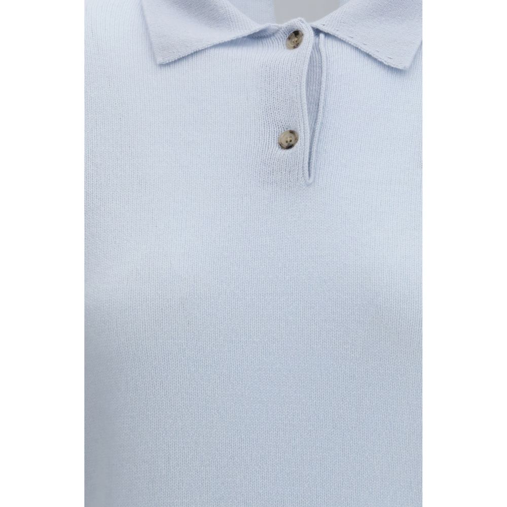 Blue Cashmere Dress Shirt