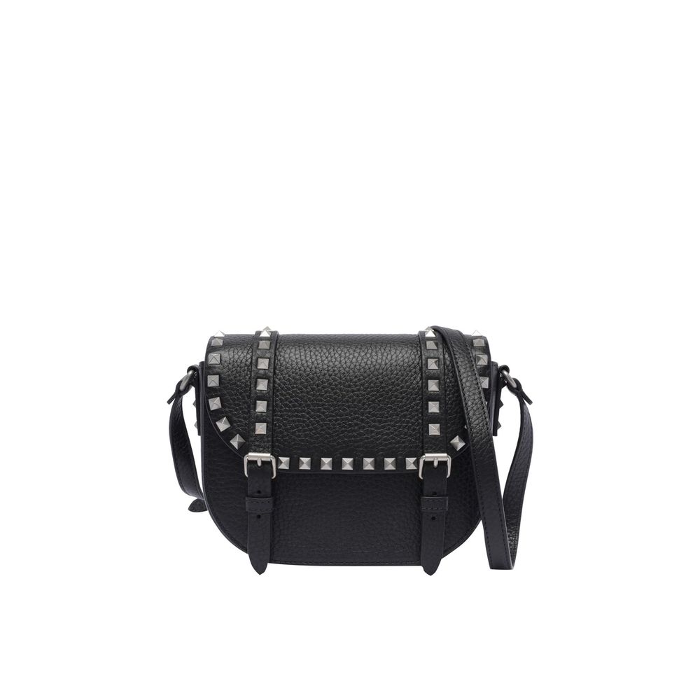 Black Leather Crossbody Bag