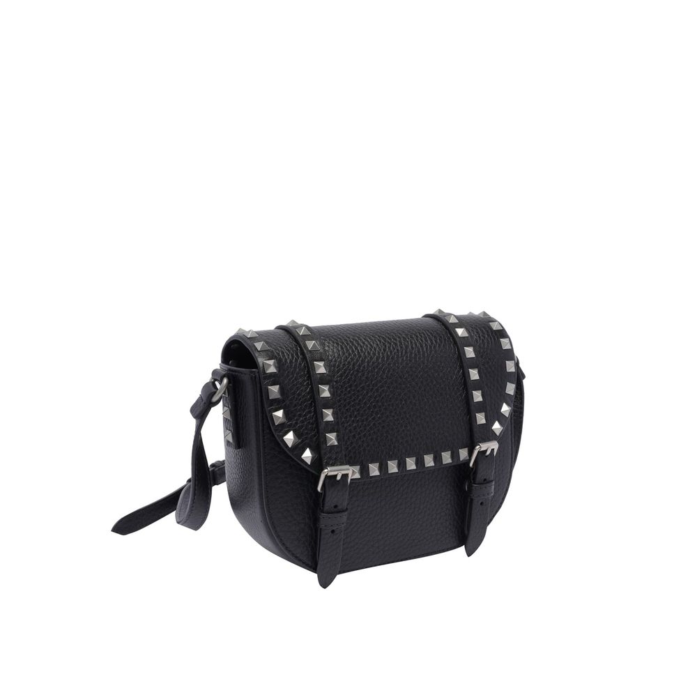 Black Leather Crossbody Bag