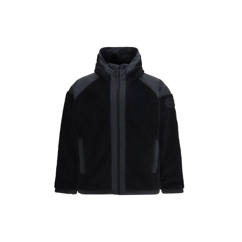 Black Wool Bomber