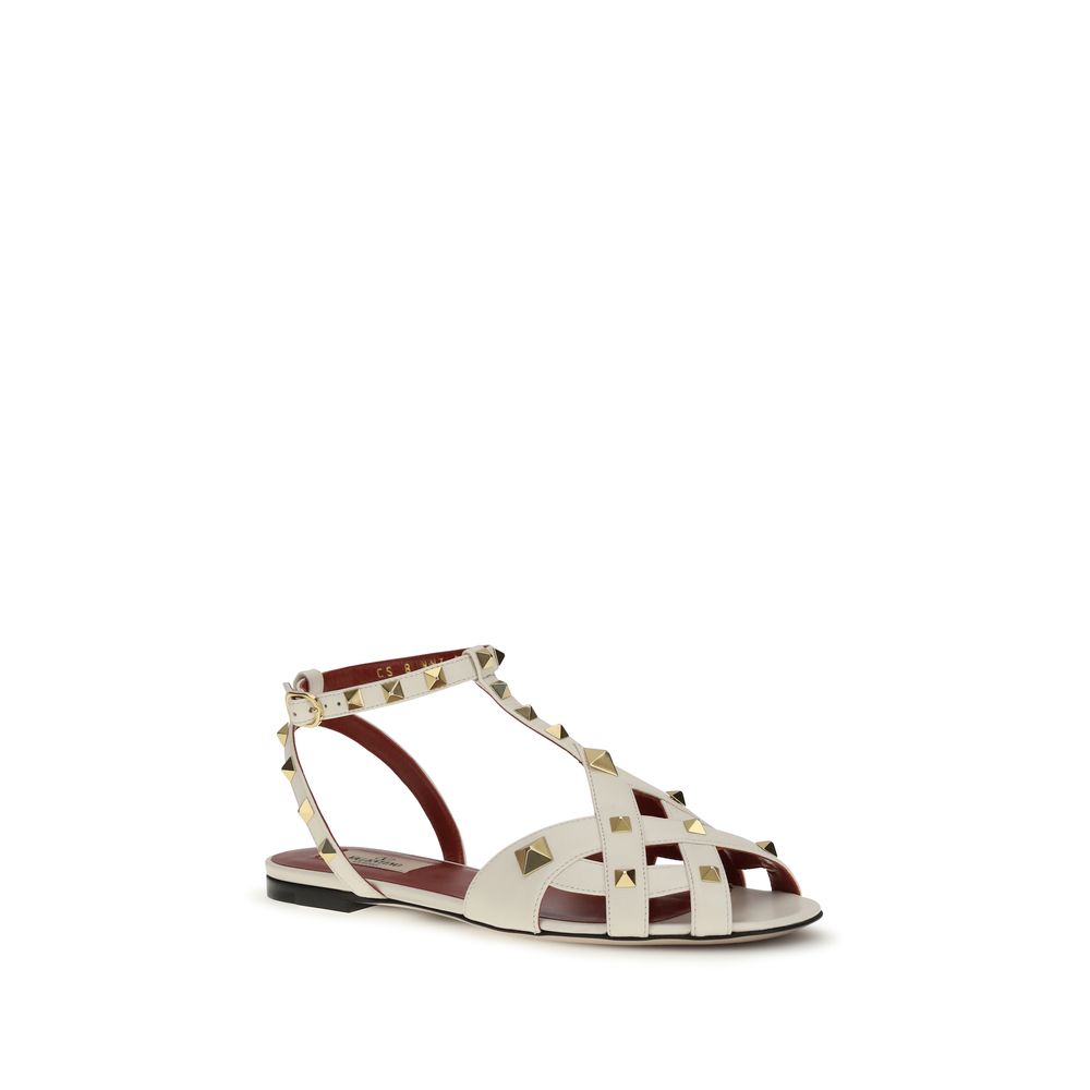 Beige Goatskin Sandals