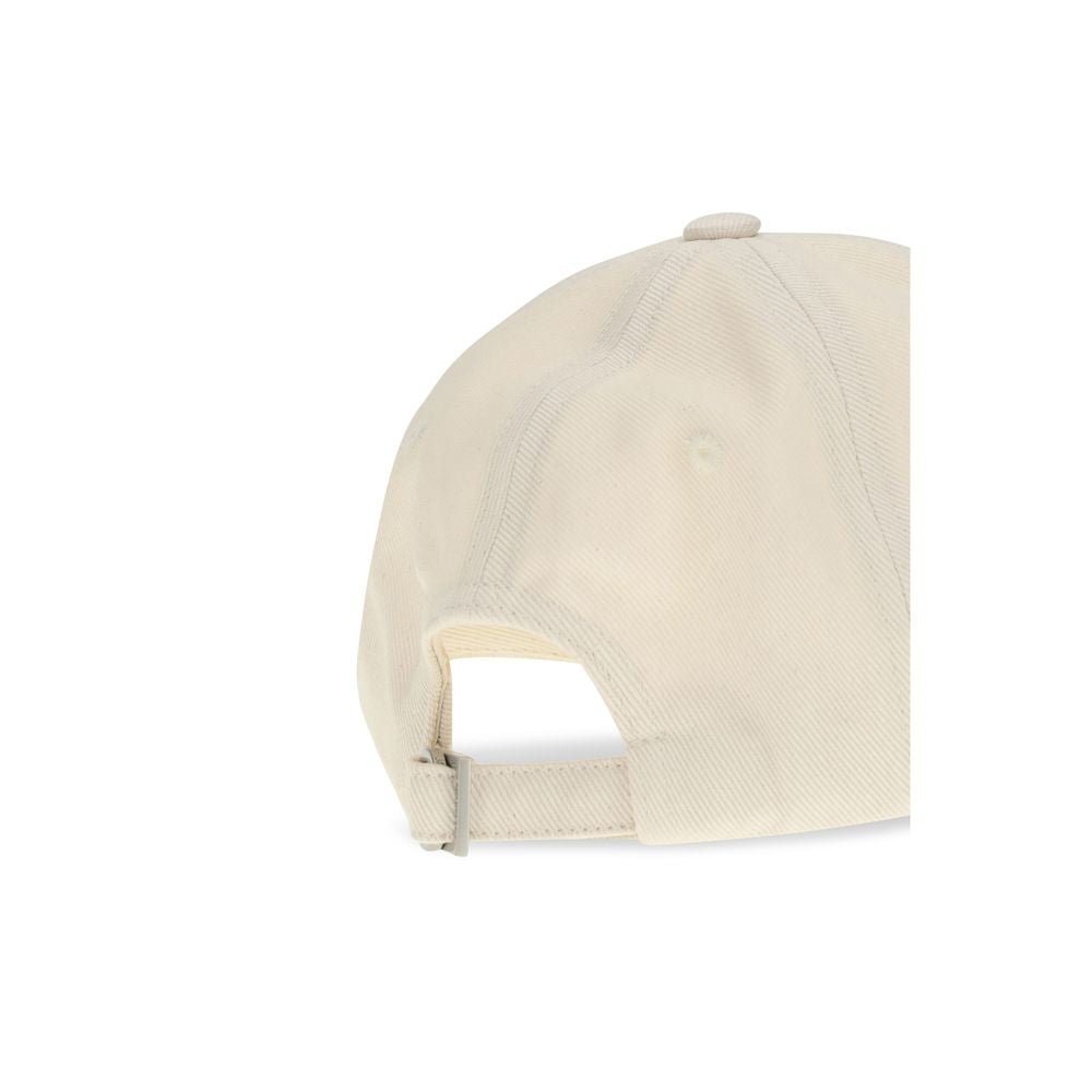 Beige Cotton Cap (Baseball Hat)