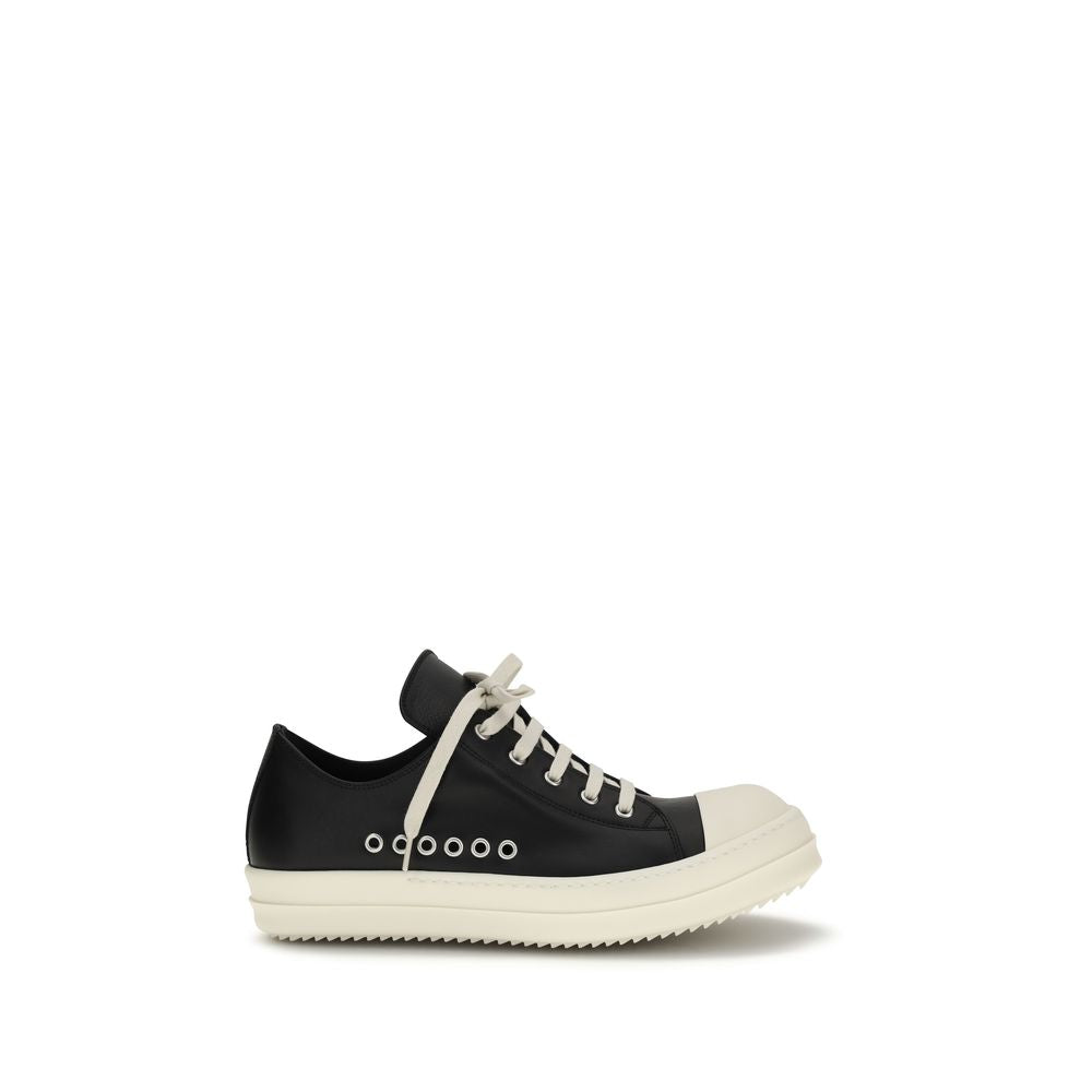 Black Calf Leather Bos Taurus Low Top Sneakers