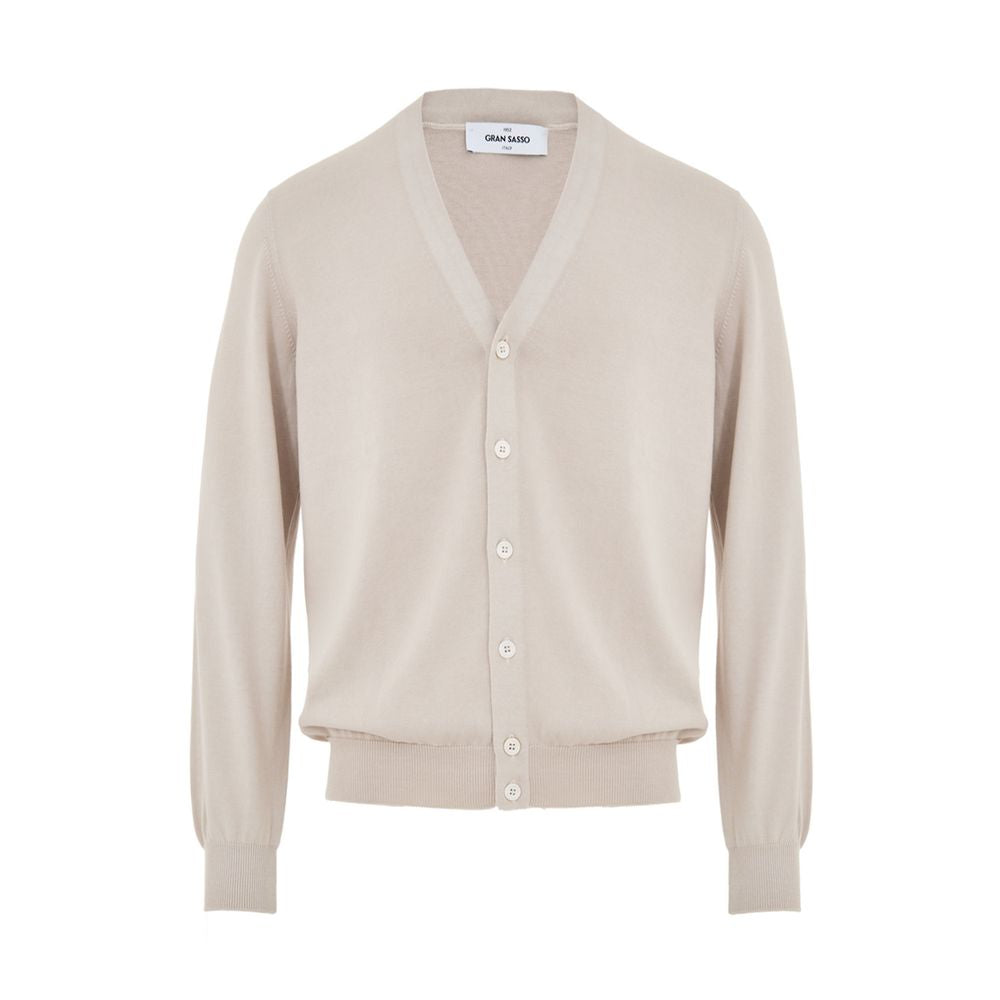 Beige Cotton Cardigan