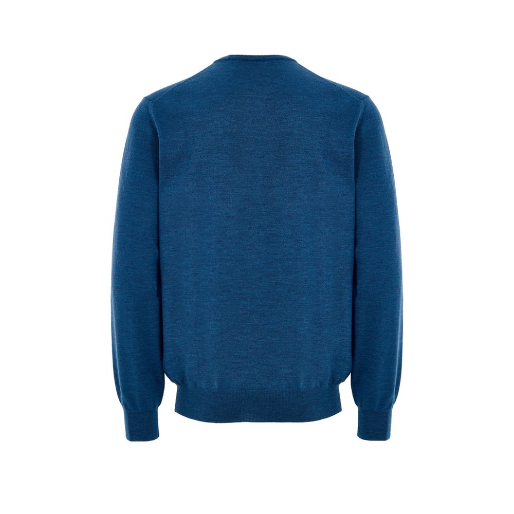 Blue Wool Sweatshirt
