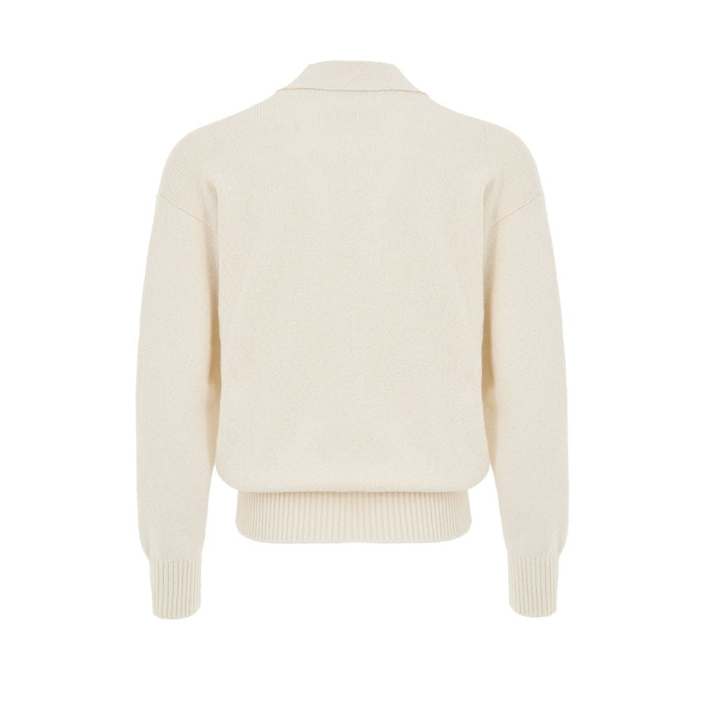 White Cotton Cardigan