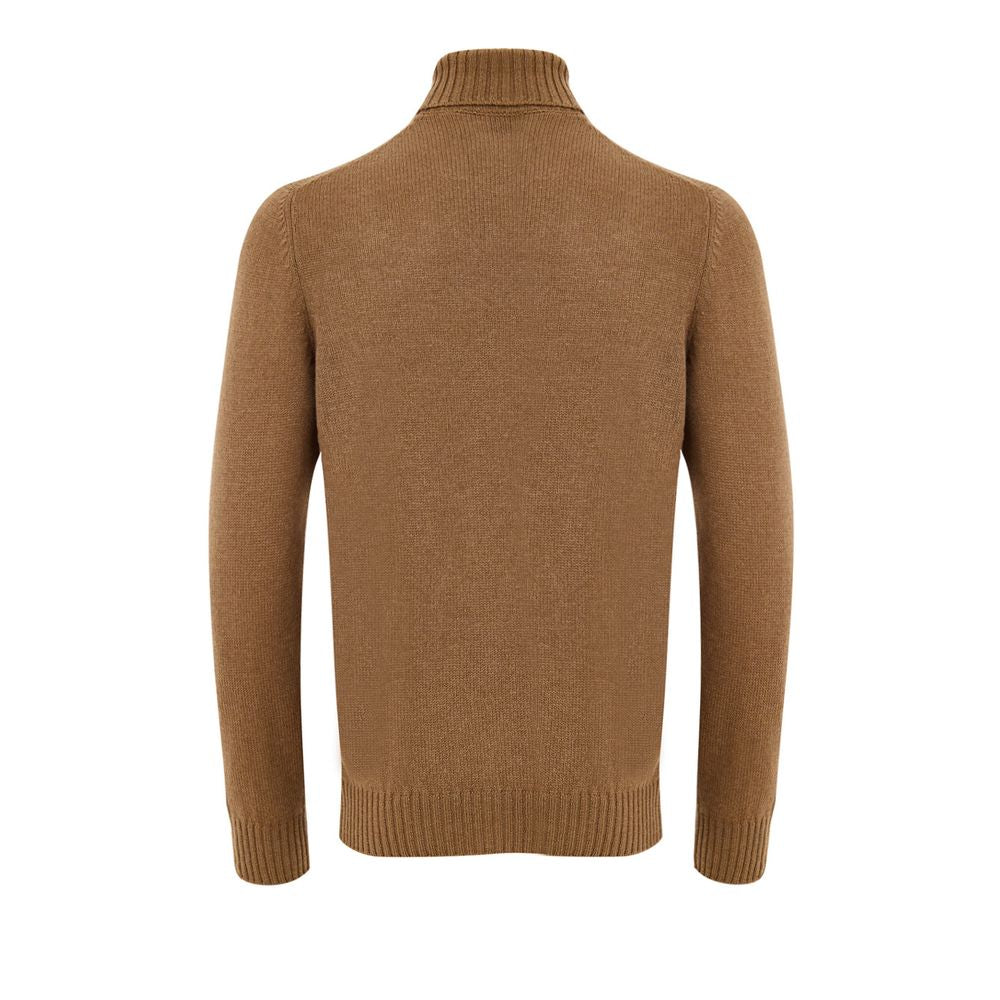 Brown Wool Turtleneck