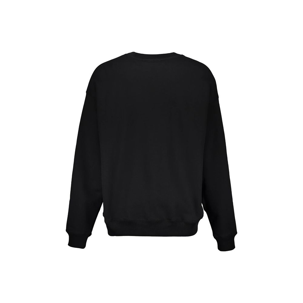 Black Cotton Sweatshirt