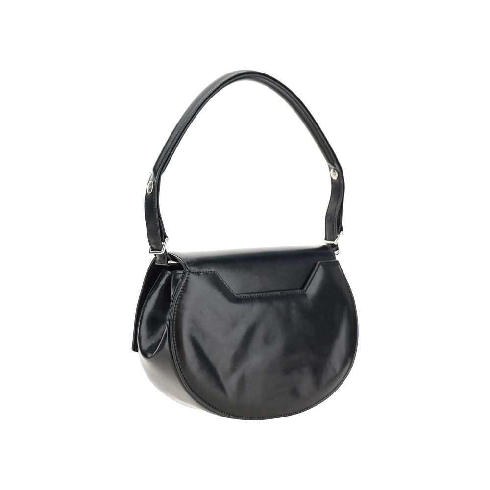 Black Leather Shoulder Bag