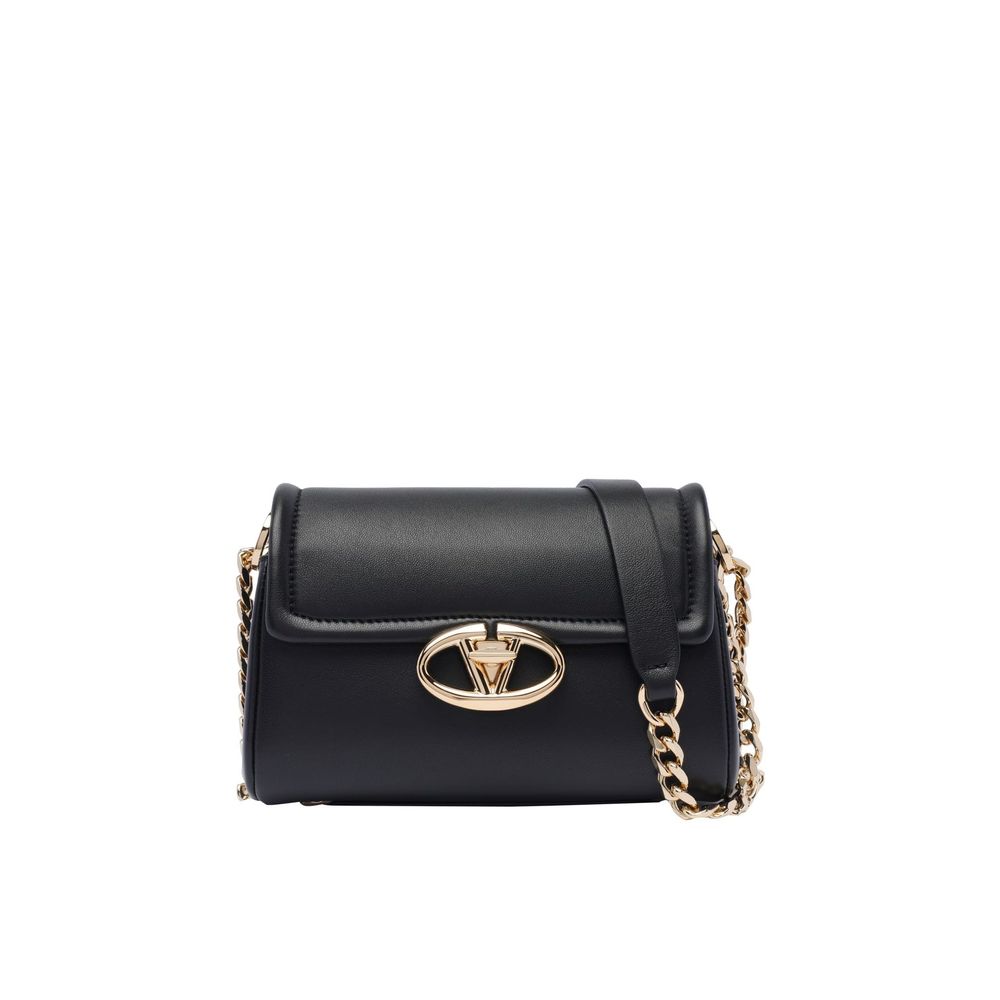 Black Leather Shoulder Bag