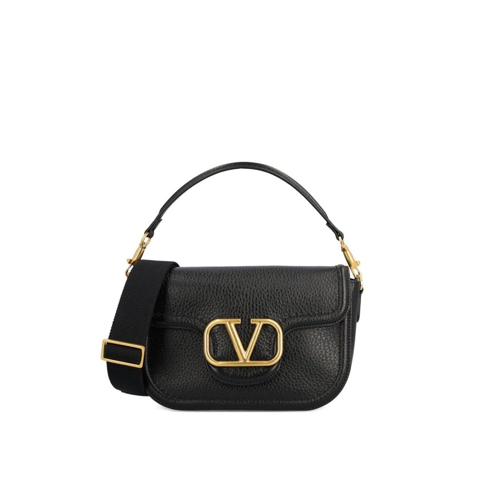 Black Leather Shoulder Bag