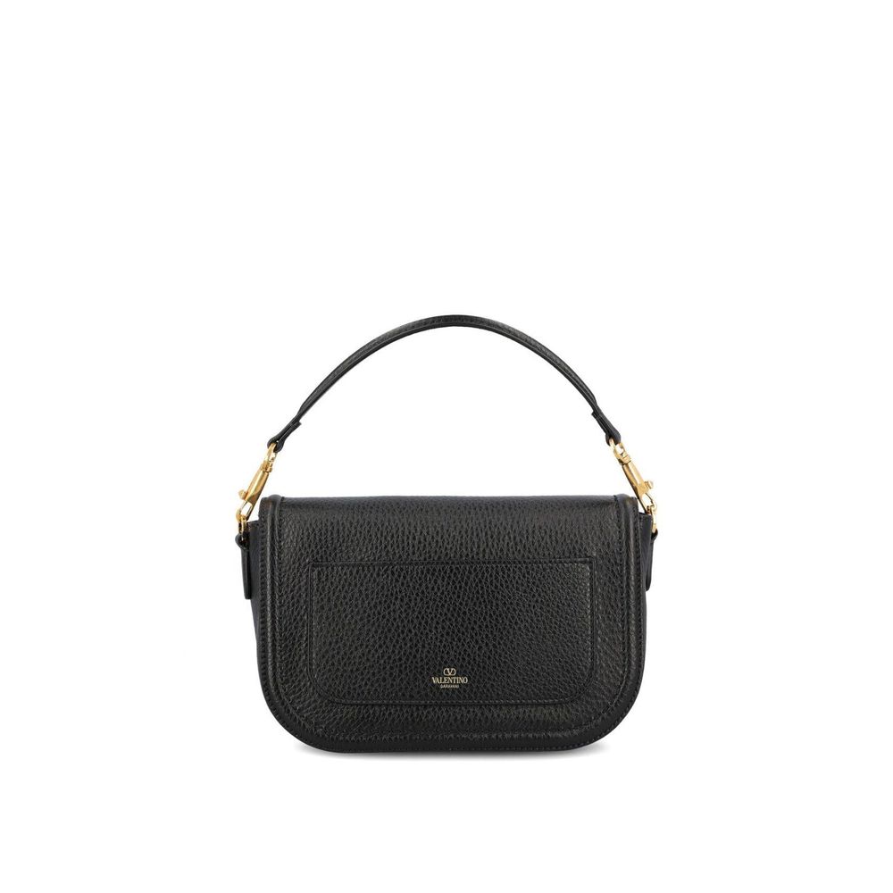 Black Leather Shoulder Bag