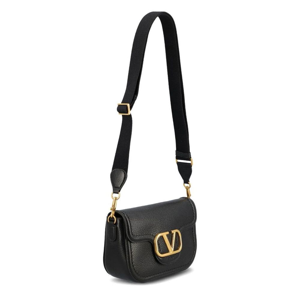 Black Leather Shoulder Bag