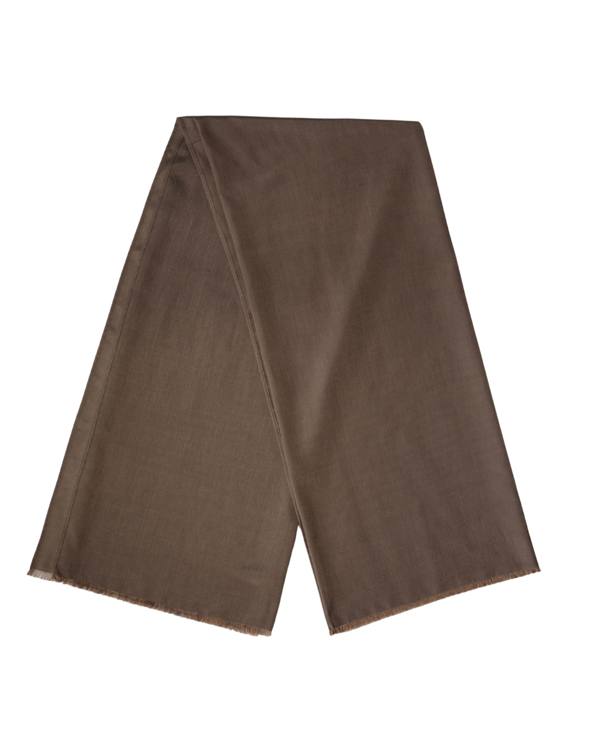 Brown Polyester Neck Warmer Shawl 185cm x 165cm  Men Scarf