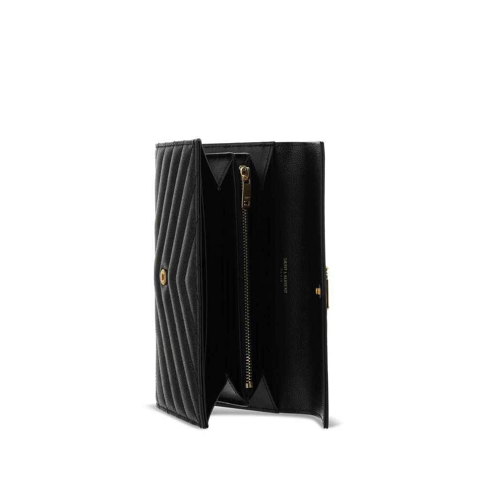 Black Calf Leather Bos Taurus Wallet
