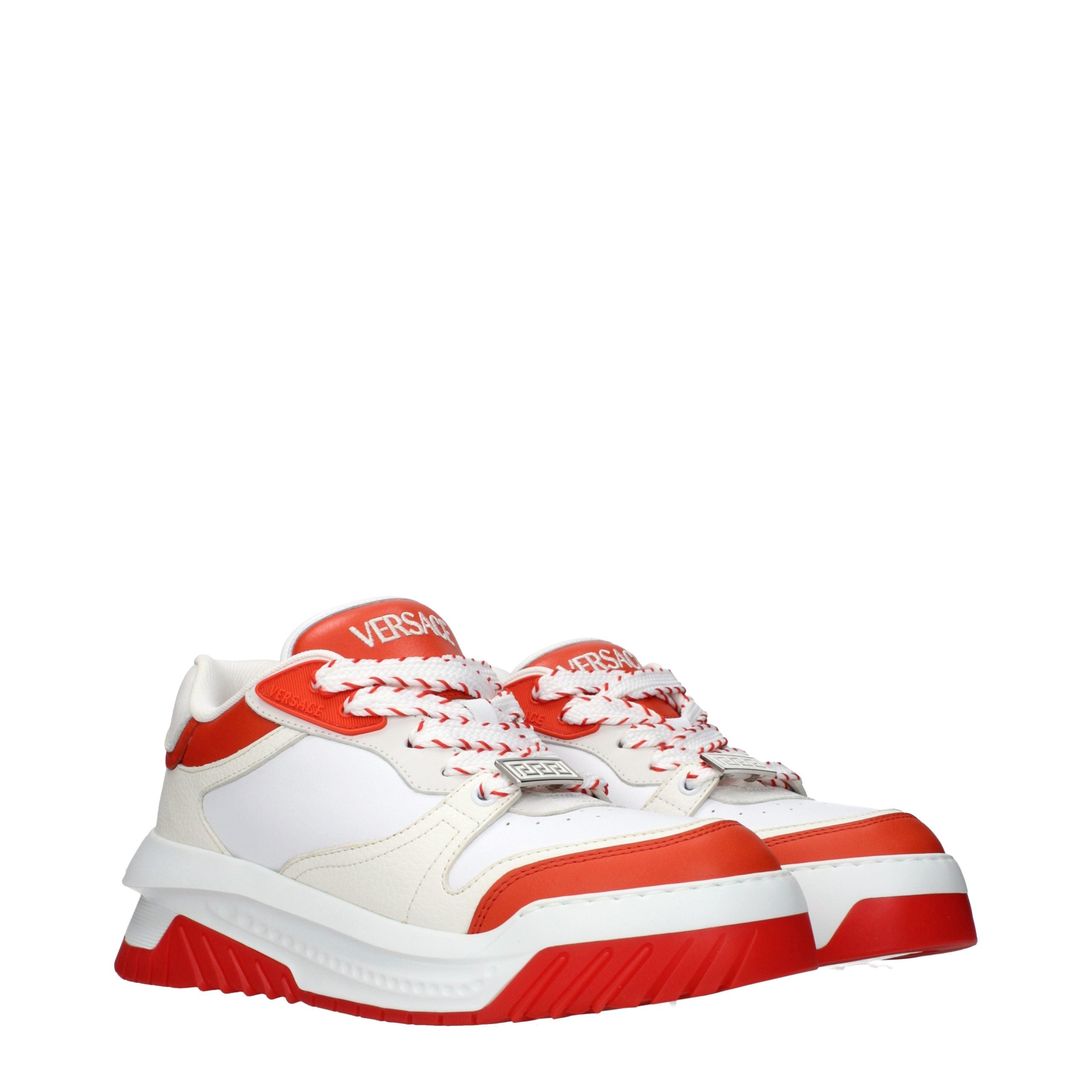 White Leather Athletic Sneakers